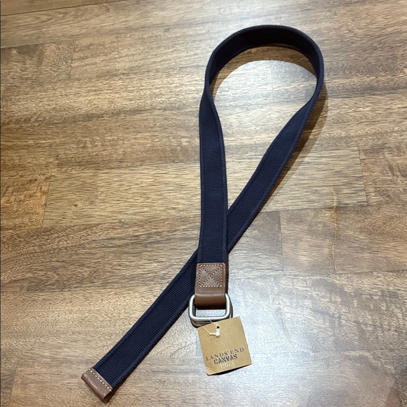Land’s End Canvas 1963 blue belt. Medium. NWT. New - Picture 1 of 5